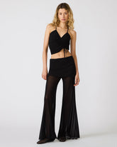 VEADA KNIT PANTS BLACK