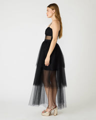 EMILY TULLE DRESS BLACK
