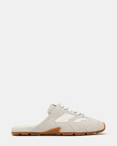 AZIEL MULE WHITE SUEDE