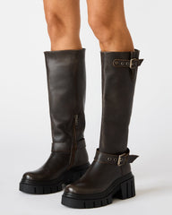 BRIGADE BROWN DISTRESSED