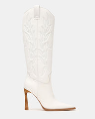 KINZEE WHITE LEATHER