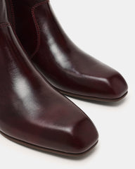 PRIME BURGUNDY LEATHER