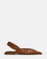 SHAY WOVEN COGNAC