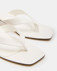 TRACIE WHITE LEATHER