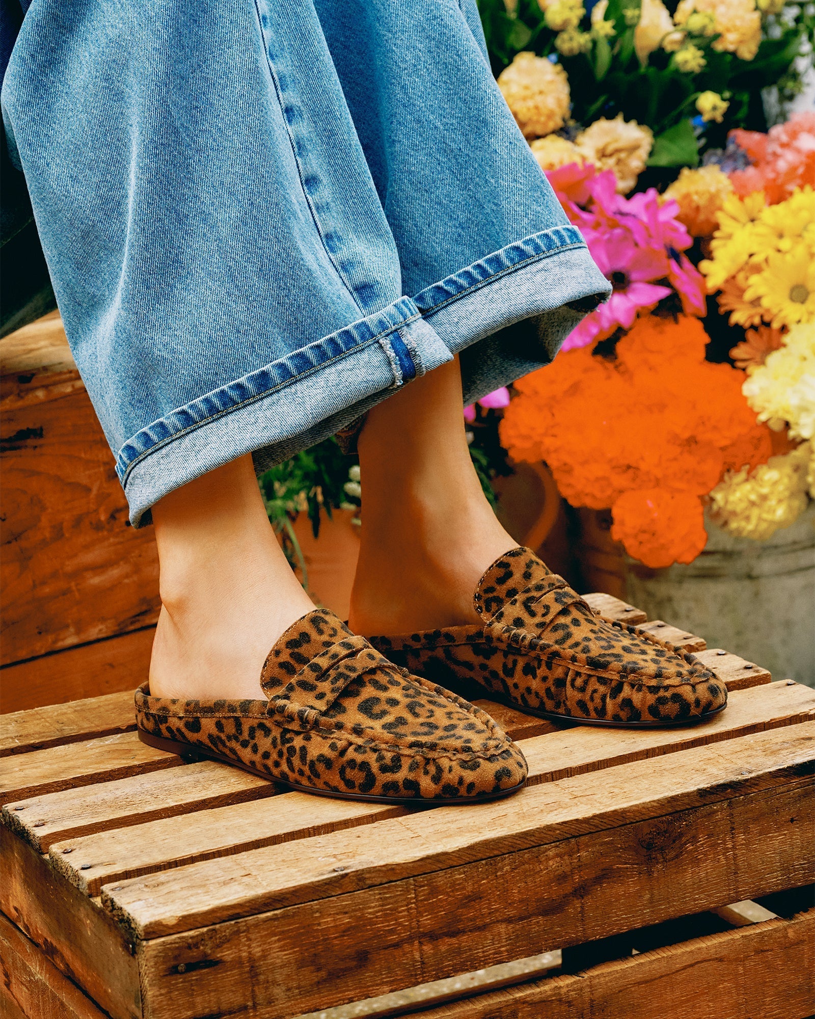 RAFE LEOPARD SUEDE