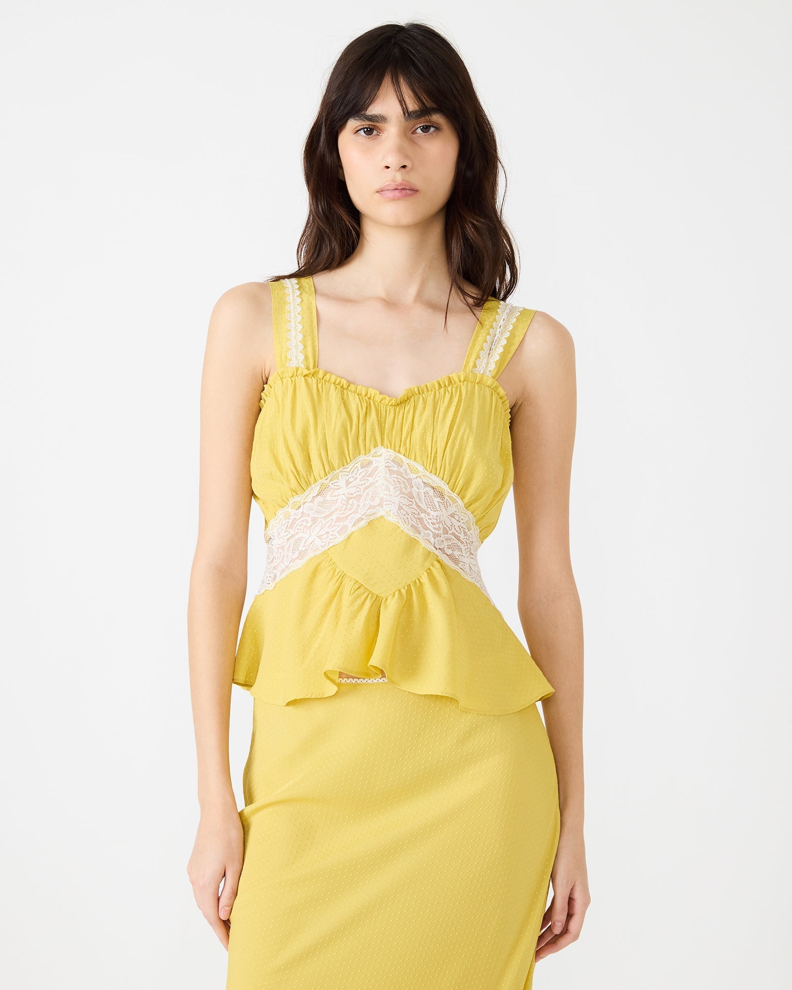 CINTHIA TOP GOLDEN LIME