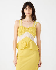 CINTHIA TOP GOLDEN LIME