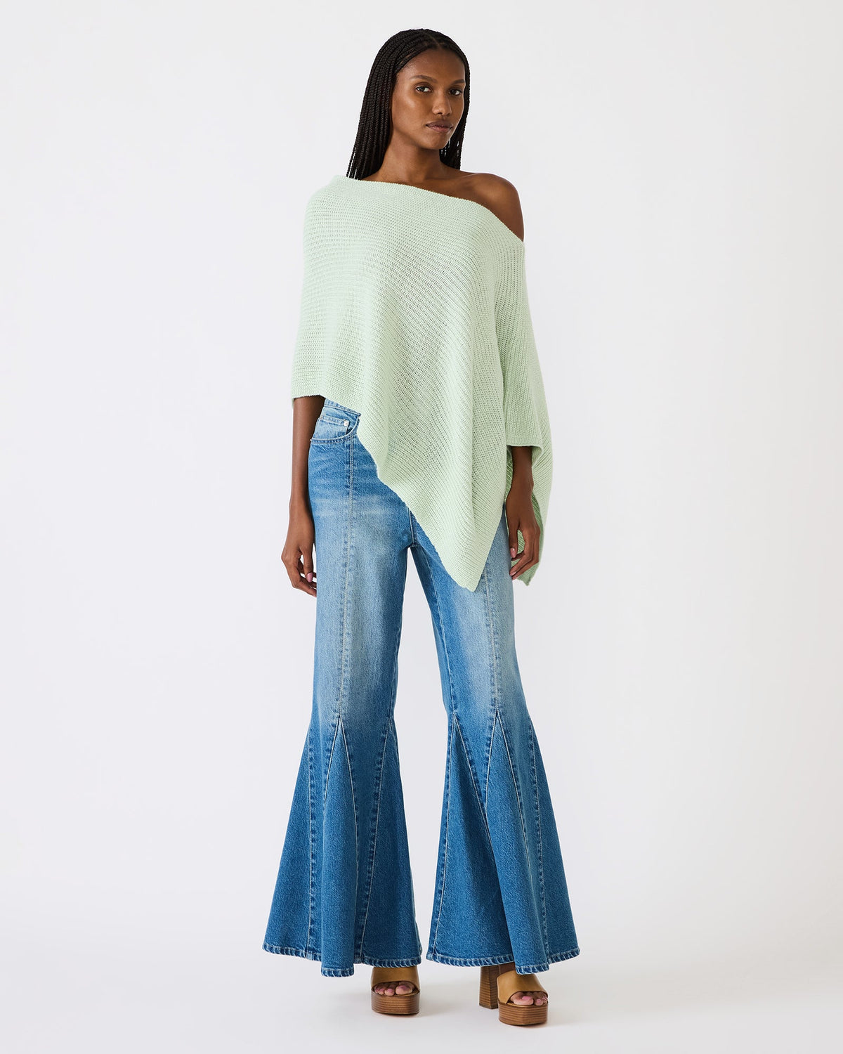 CHANNING PONCHO BAY GREEN