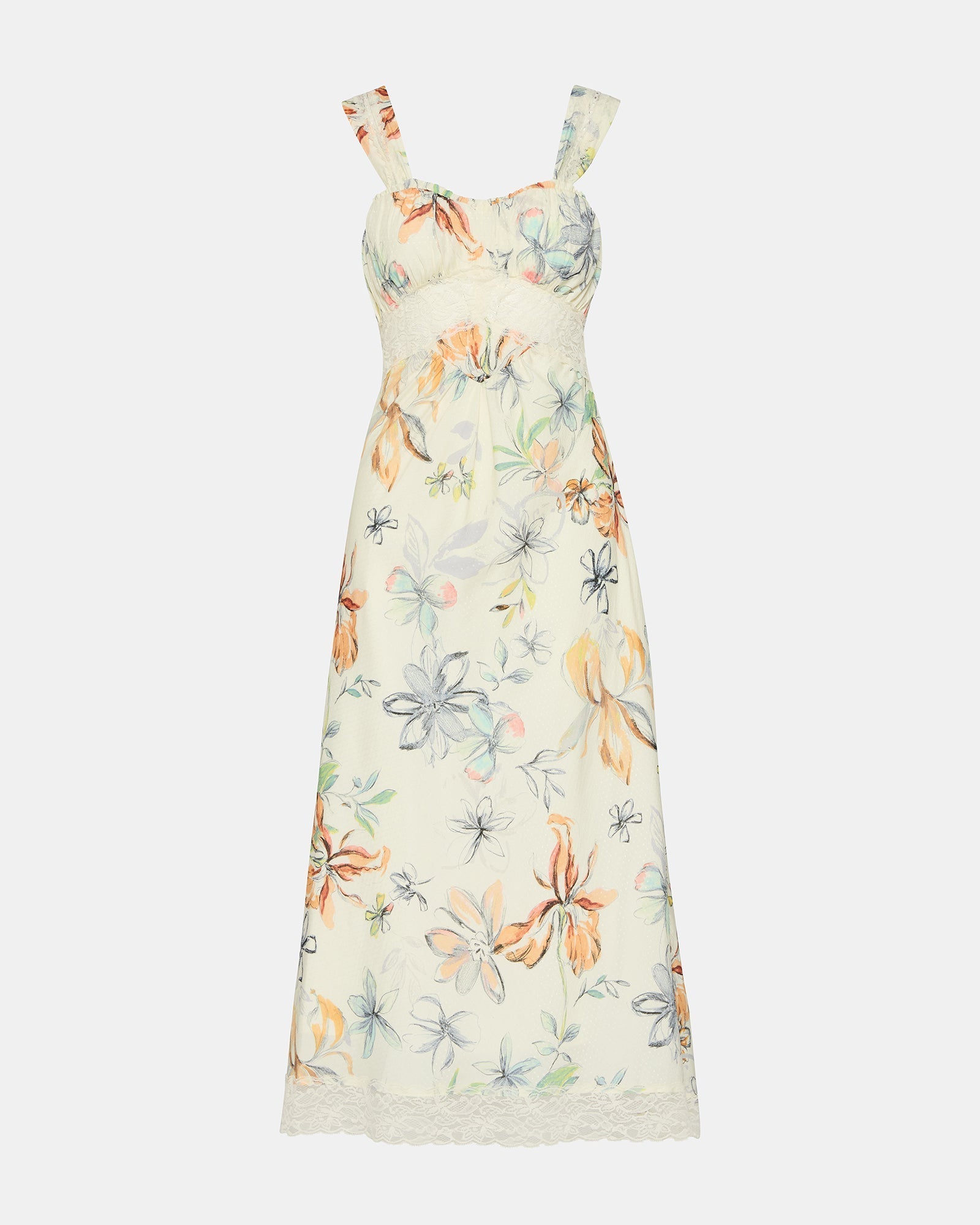 ALEXUS DRESS VINTAGE IVORY