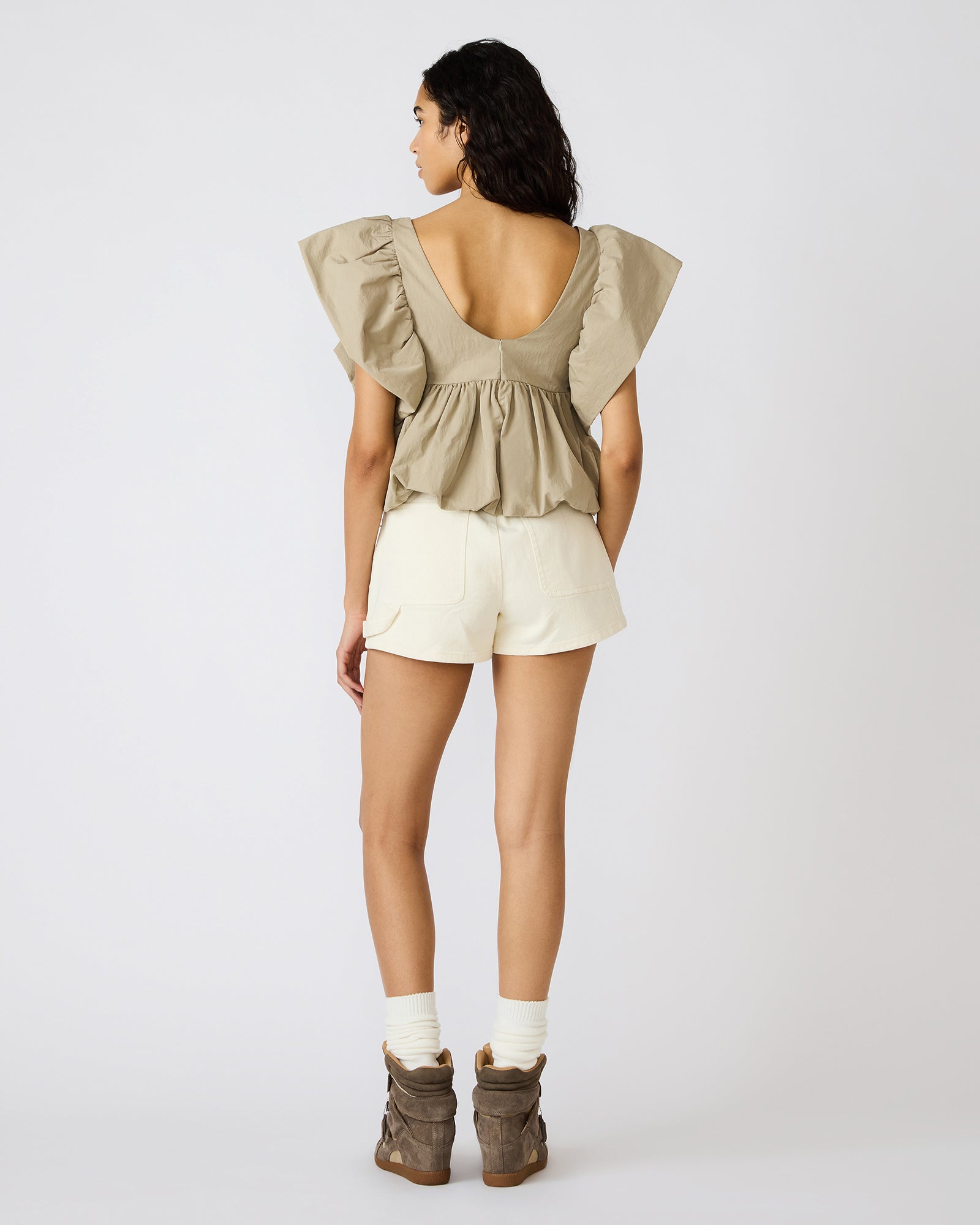 SASKYA TOP KHAKI