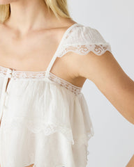 LETA TOP SNOW WHITE