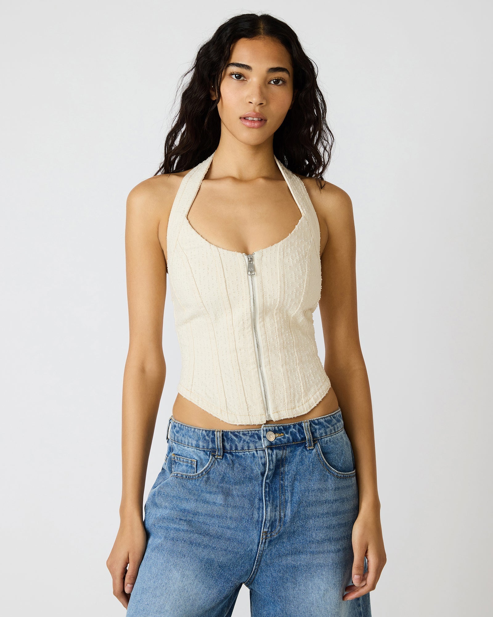NATASHA CORSET TOP NATURAL