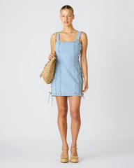GIANKA DRESS HAZEY BLUE