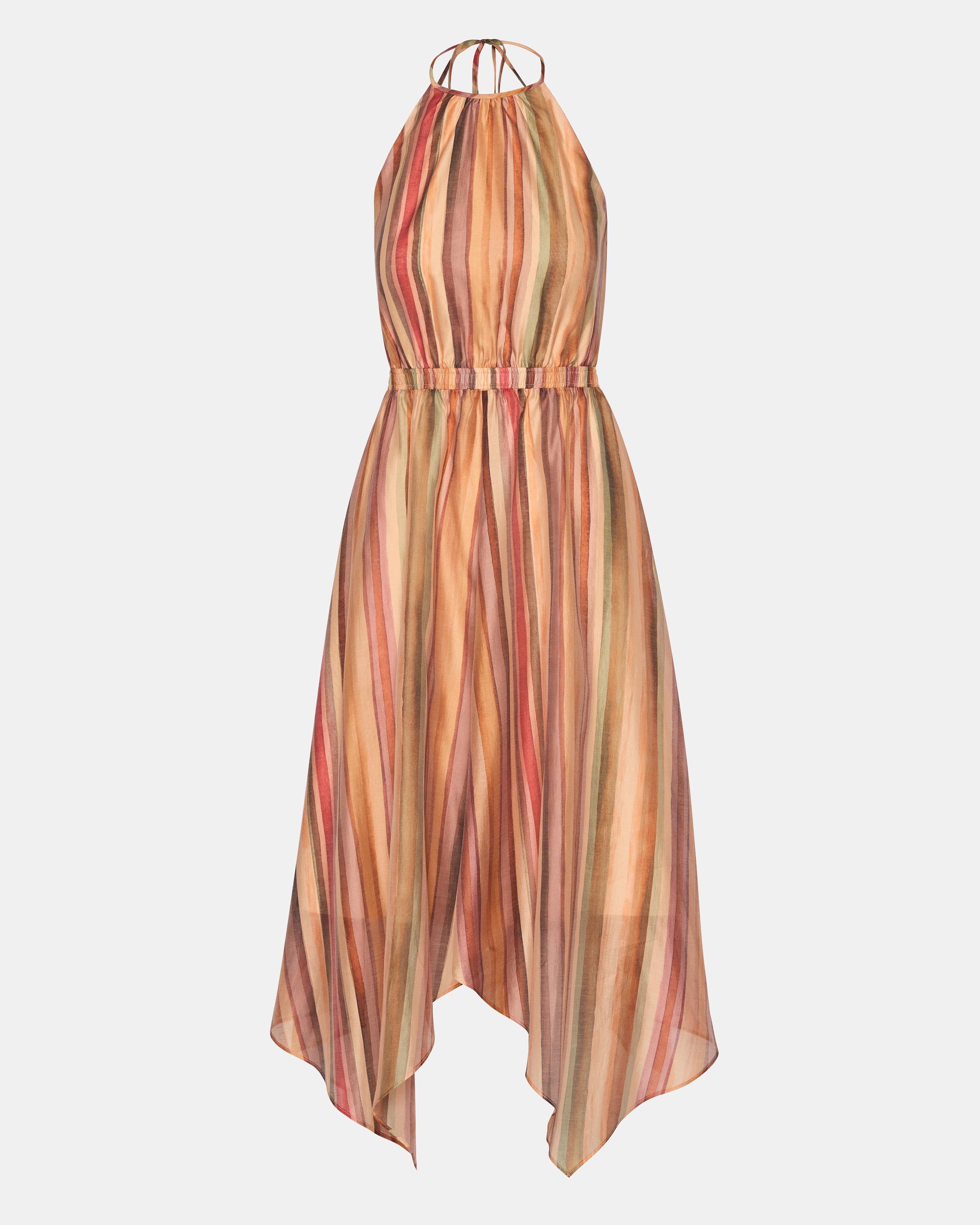 DALINA DRESS STRIPE MULTI