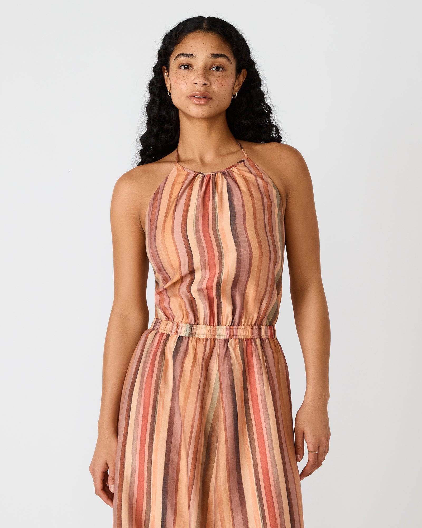 DALINA DRESS STRIPE MULTI