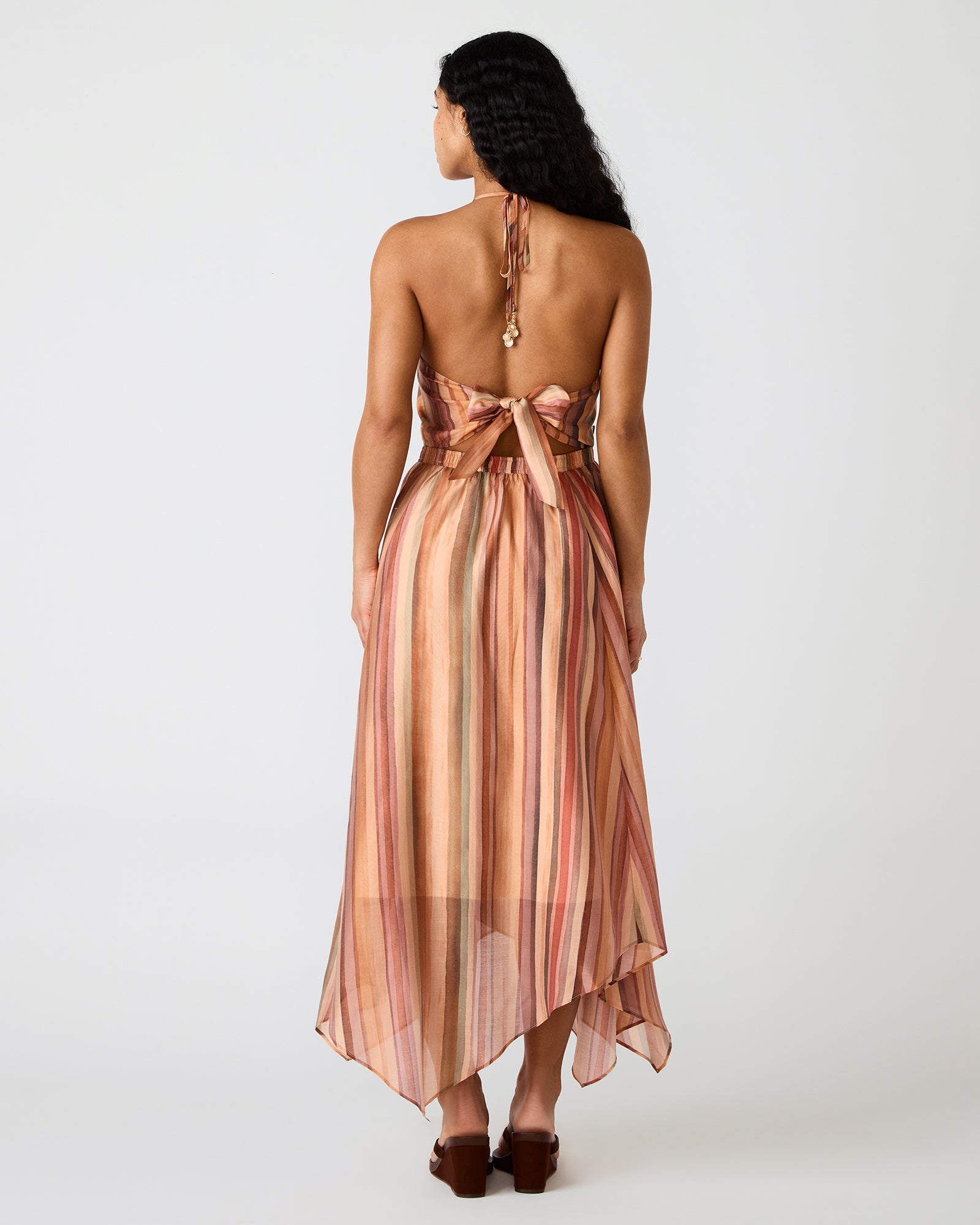 DALINA DRESS STRIPE MULTI