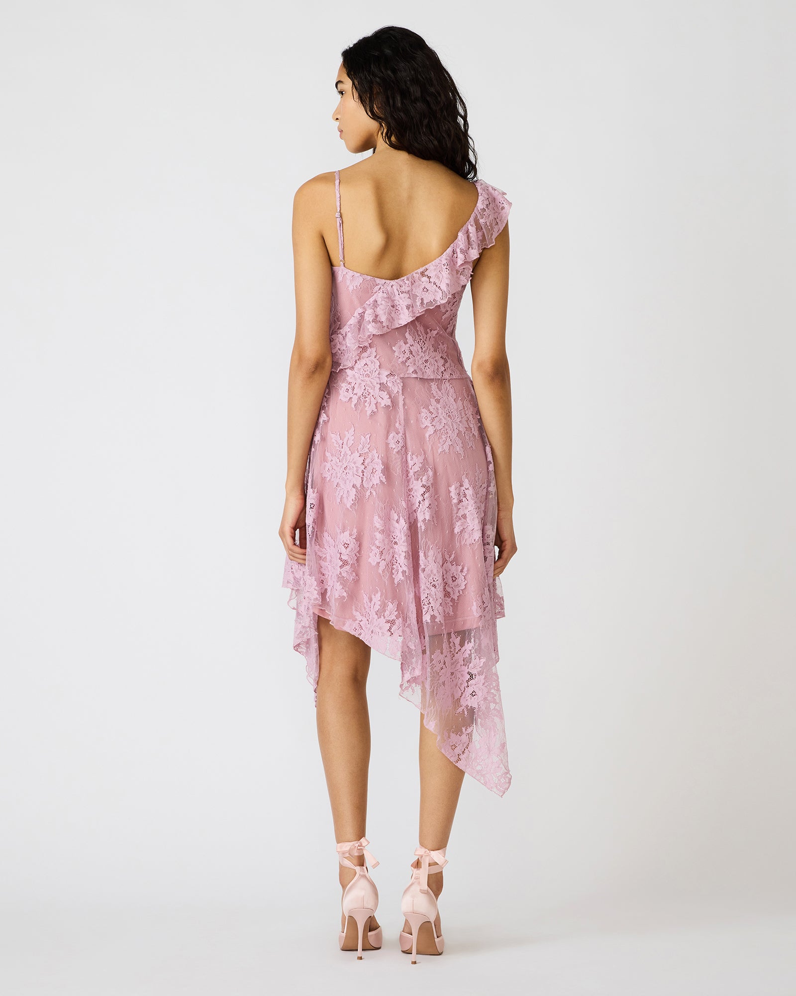 DARIELLA DRESS MAUVE SHADOWS