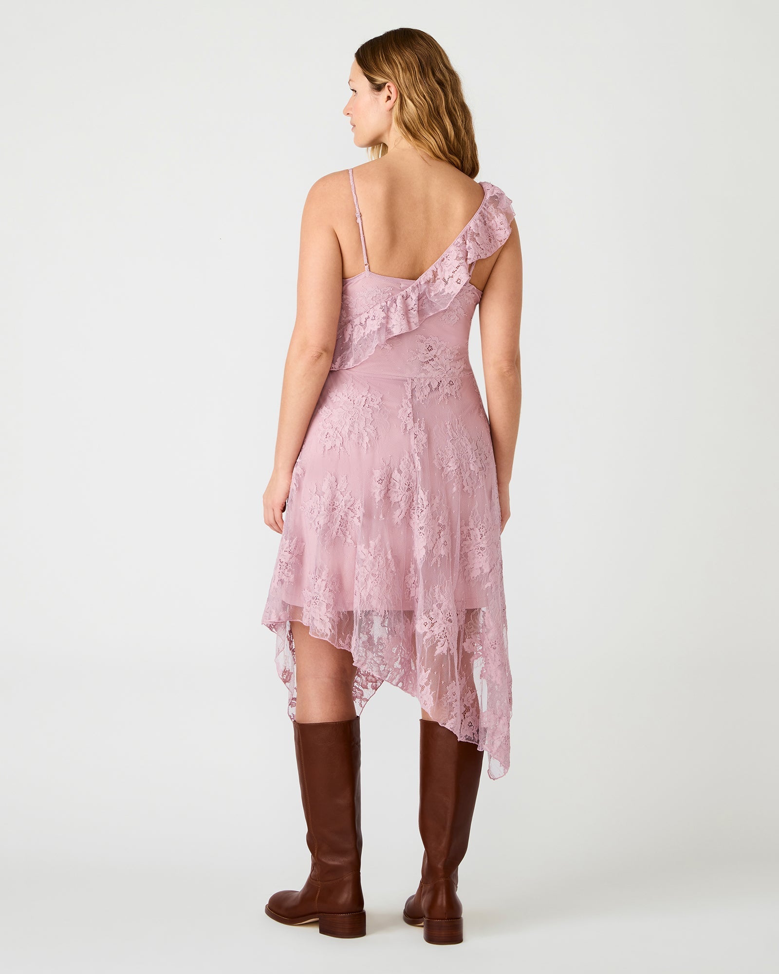 DARIELLA DRESS MAUVE SHADOWS