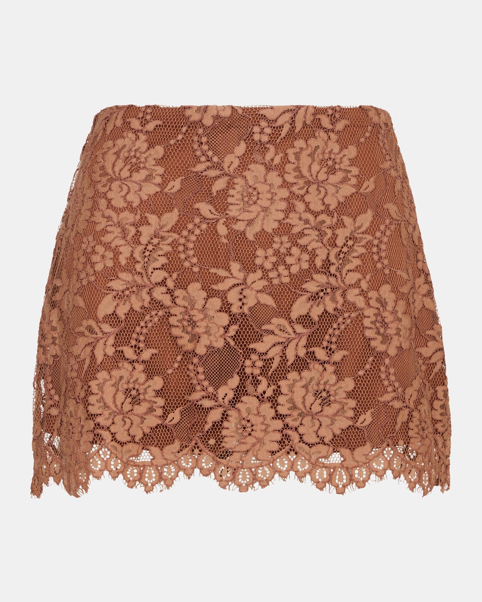 CINDI SKIRT MOCHA HEATHER