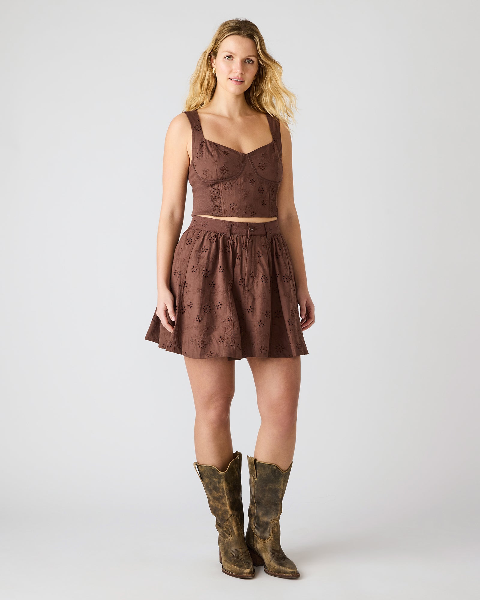 VANNY SKIRT WALNUT