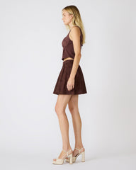 VANNY SKIRT WALNUT