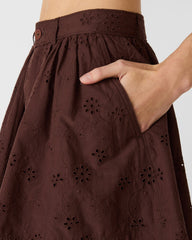 VANNY SKIRT WALNUT