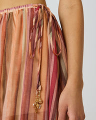 SHILLOH SKIRT STRIPE MULTI
