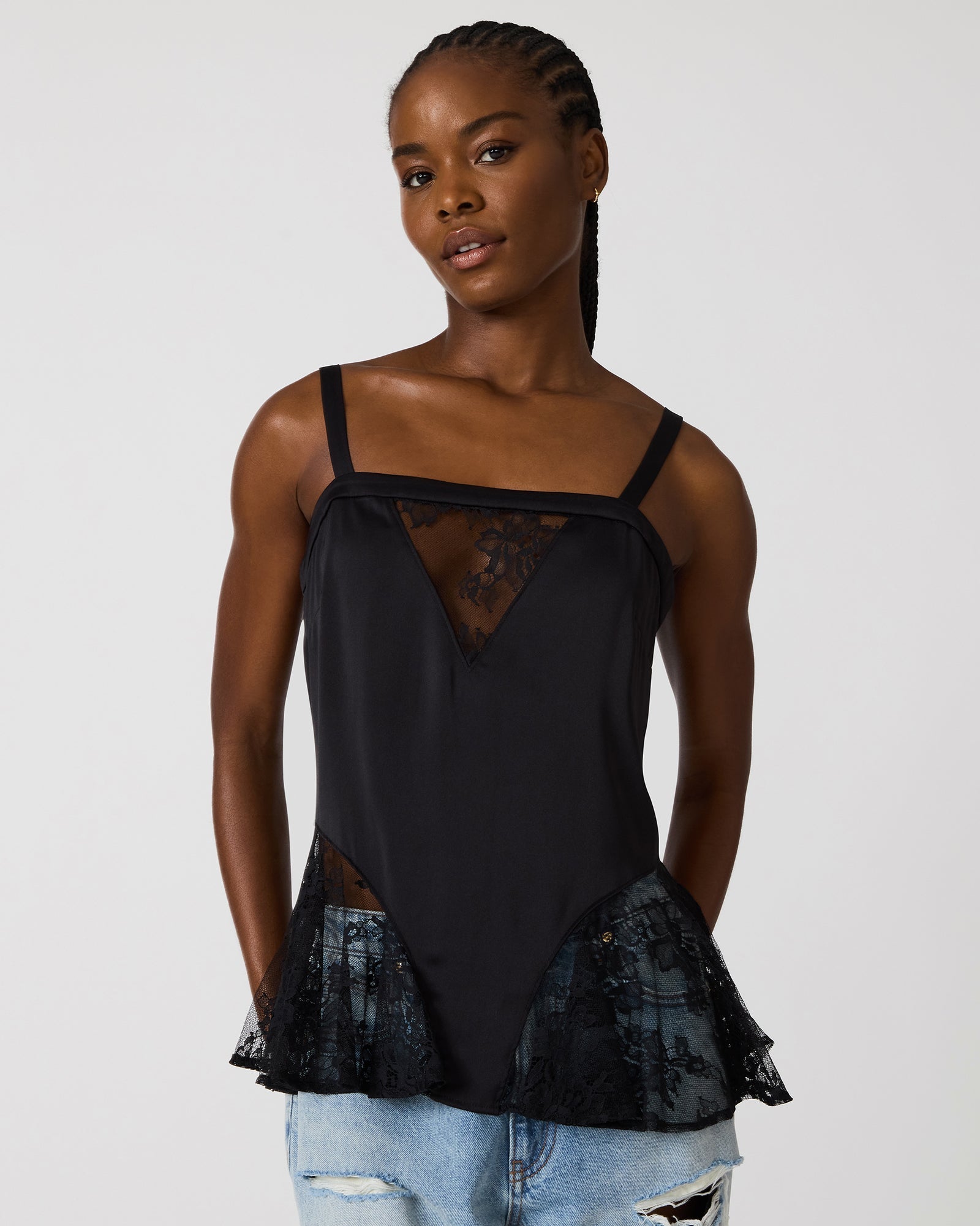 LEONORAH TOP BLACK