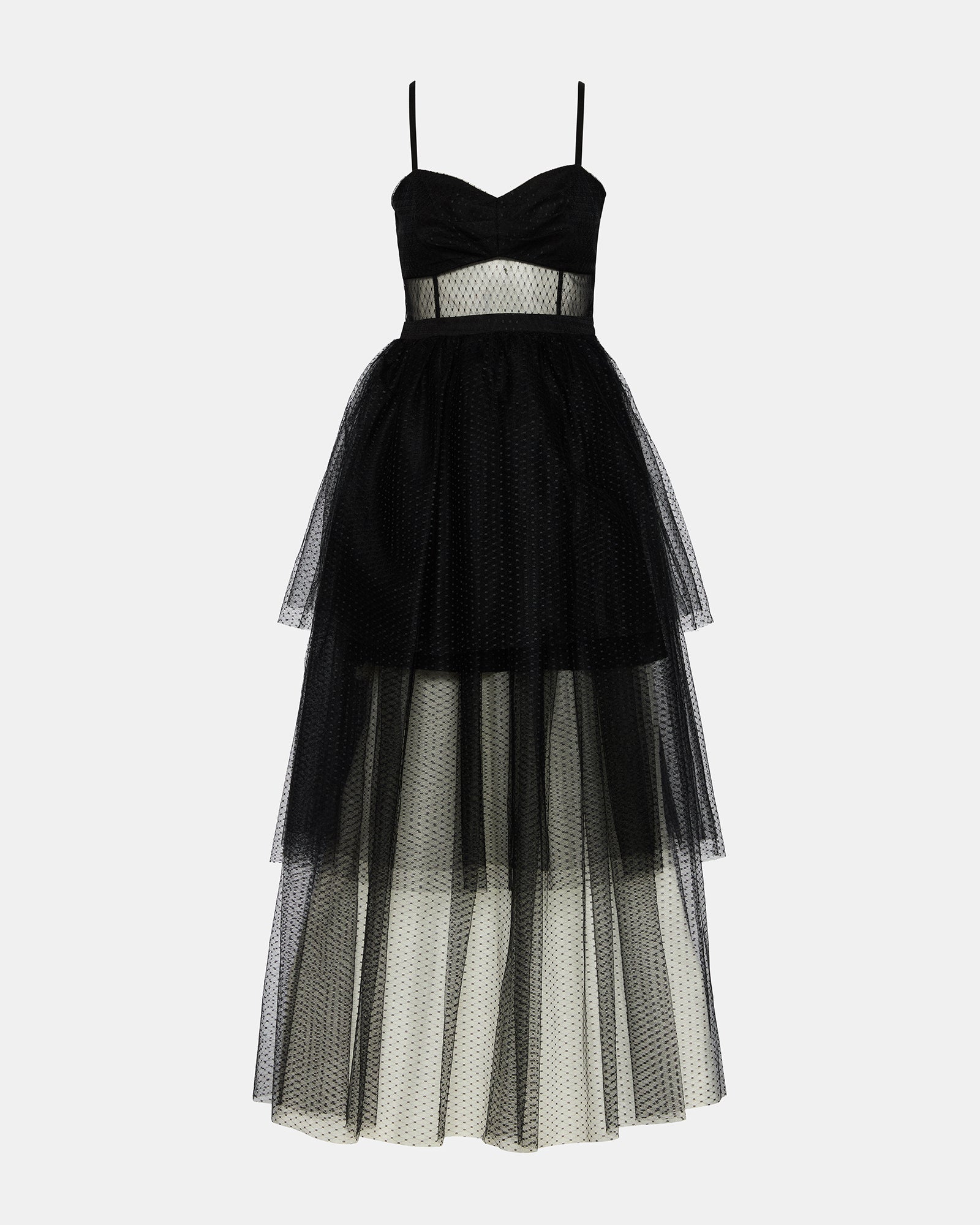 EMILY TULLE DRESS BLACK