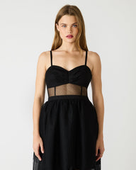 EMILY TULLE DRESS BLACK