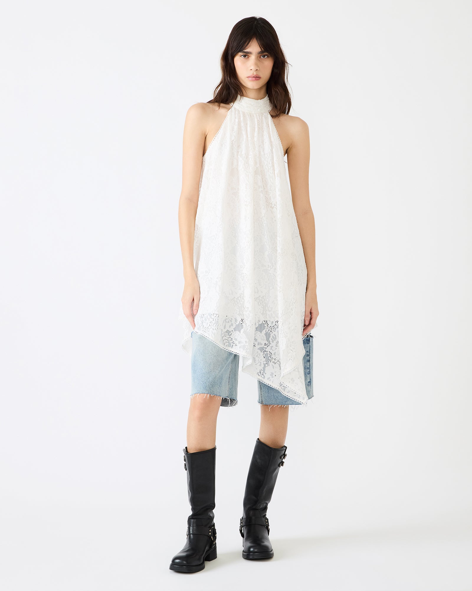 SANDER DRESS CREAM