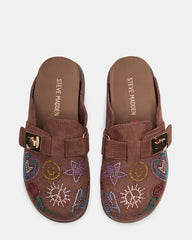 KIDS' MONEYY BROWN RHINESTONES