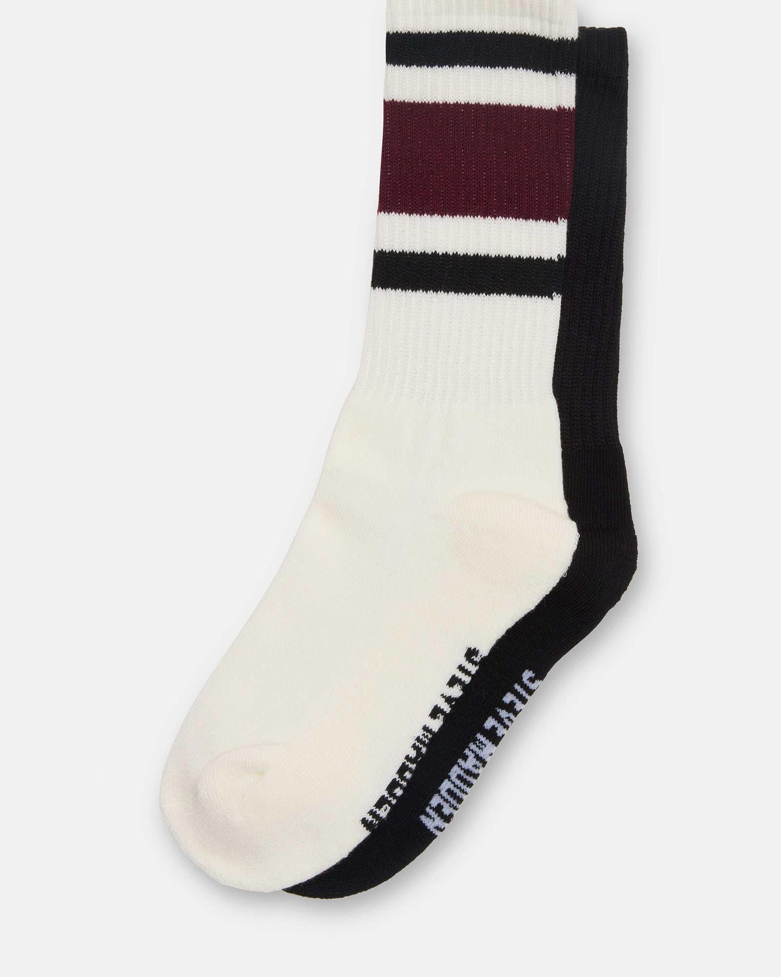 CASPER SNEAKER AND IVY 2 PACK STRIPE ATHLEISURE SOCKS BUNDLE