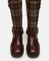 ASTOR FLANNEL BROWN MULTI