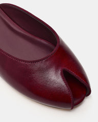 BLOSS BURGUNDY LEATHER