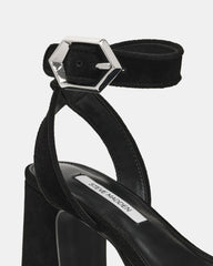 ELIDA BLACK SUEDE