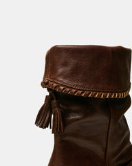 ENAYA BROWN LEATHER