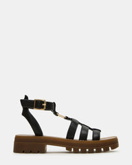 JARELLI BLACK LEATHER