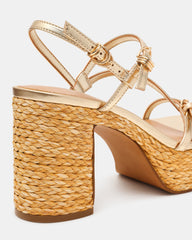 JAYCE GOLD RAFFIA