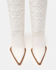 KINZEE WHITE LEATHER