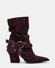 LAUPER RED LEOPARD