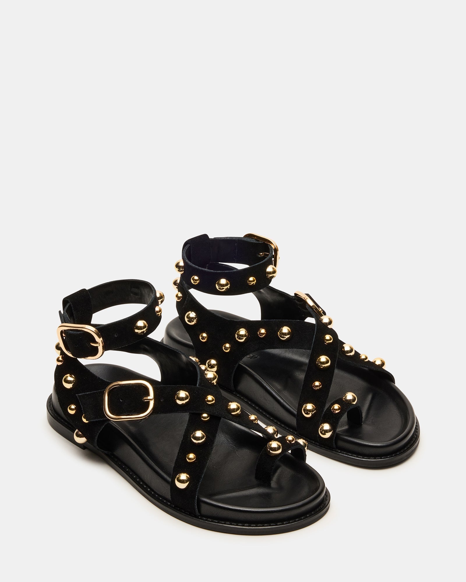 LINEAR BLACK SUEDE
