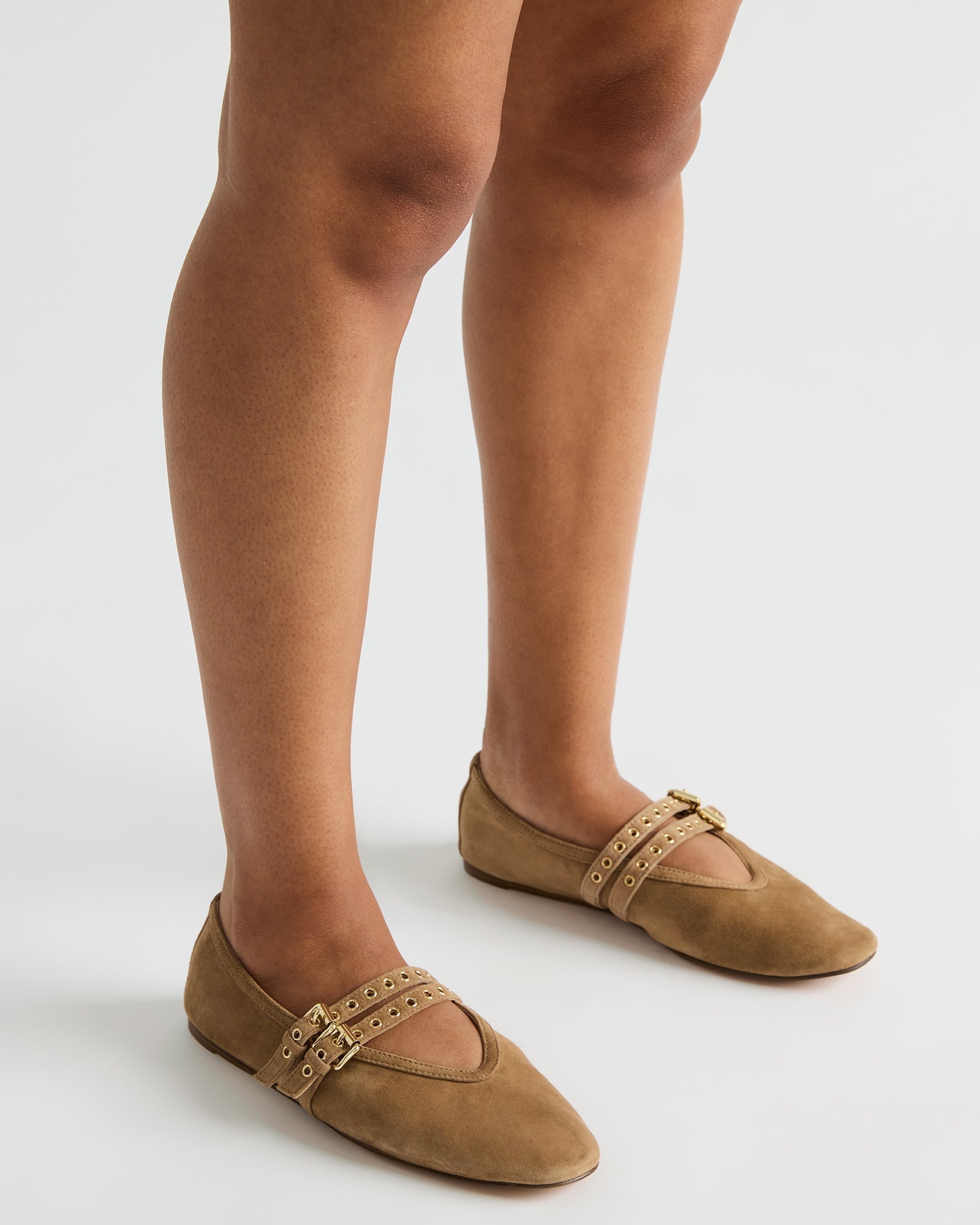 LYDIA TAUPE SUEDE