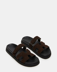 MAYVEN CHOCOLATE BROWN SUEDE