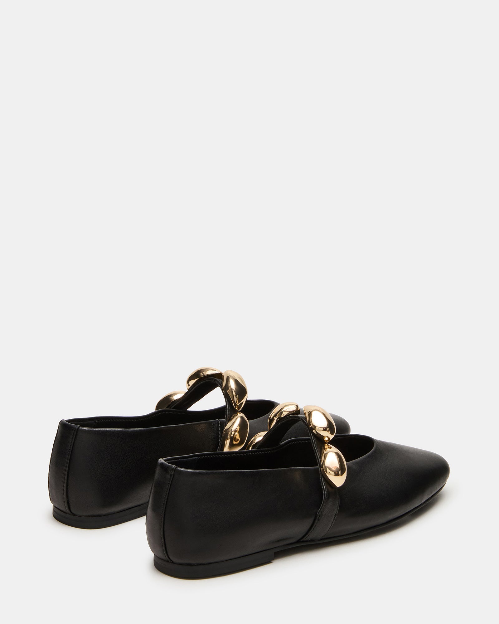 POPPIN BLACK LEATHER