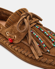 SAMUAL CHARM CHESTNUT SUEDE