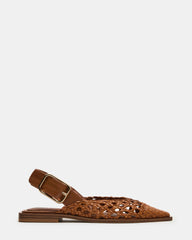SHAY WOVEN COGNAC