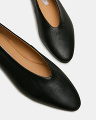 SWANKY BLACK LEATHER